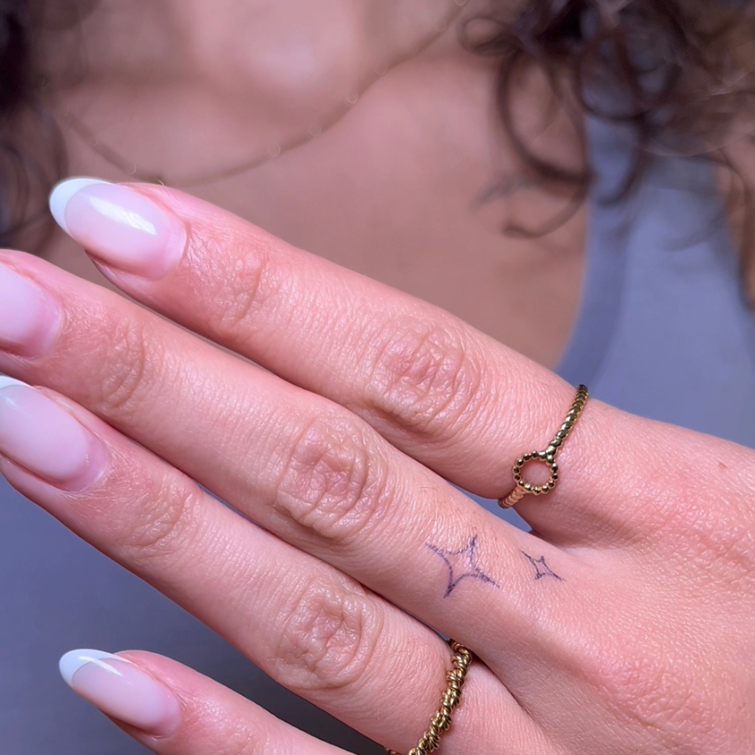 Temporary tattoo sparkle