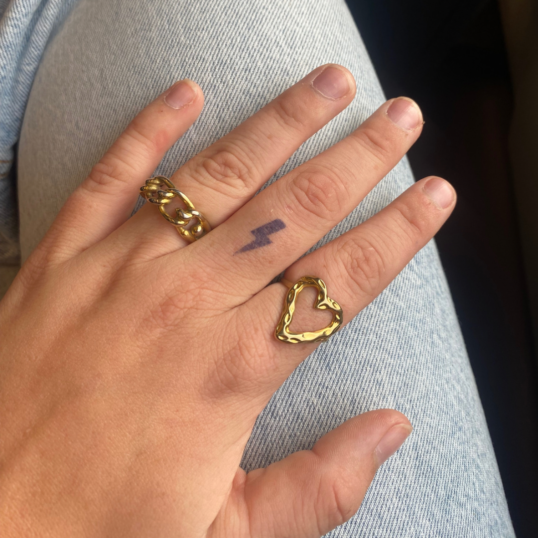 Temporary tattoo lightning