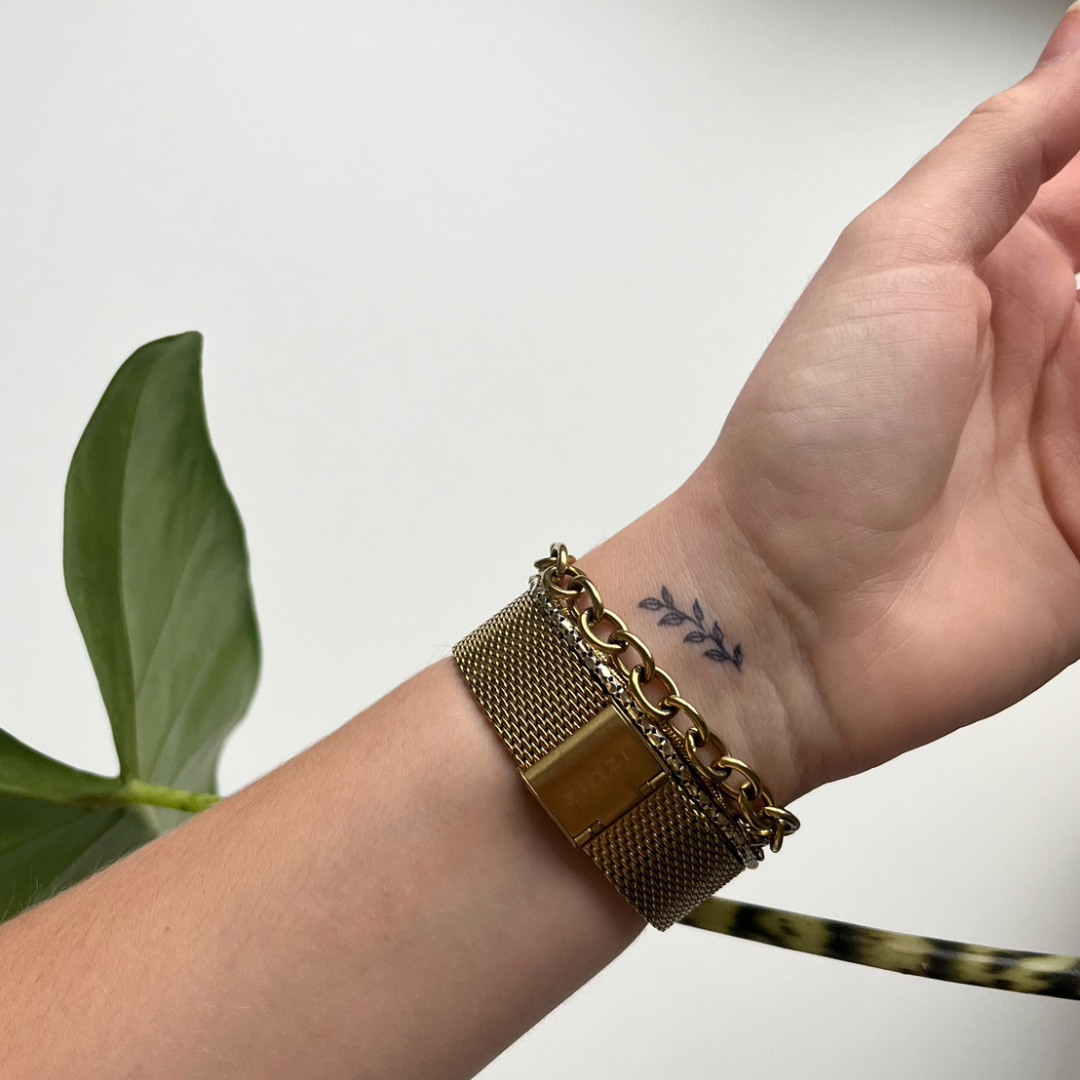 Temporary tattoo plant