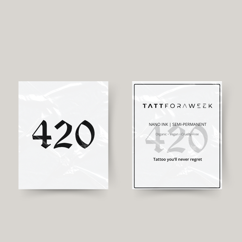 Temporary tattoo 420