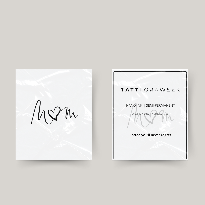 Temporary tattoo mom