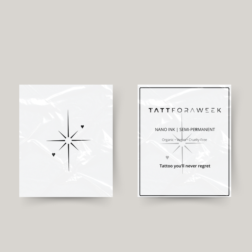 Temporary tattoo North Star