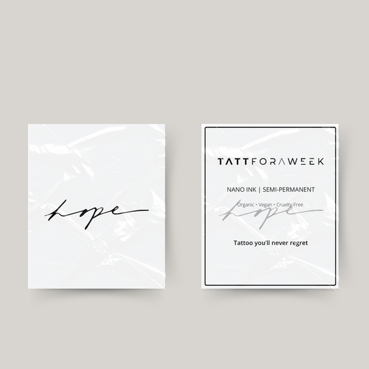 Temporary tattoo hope