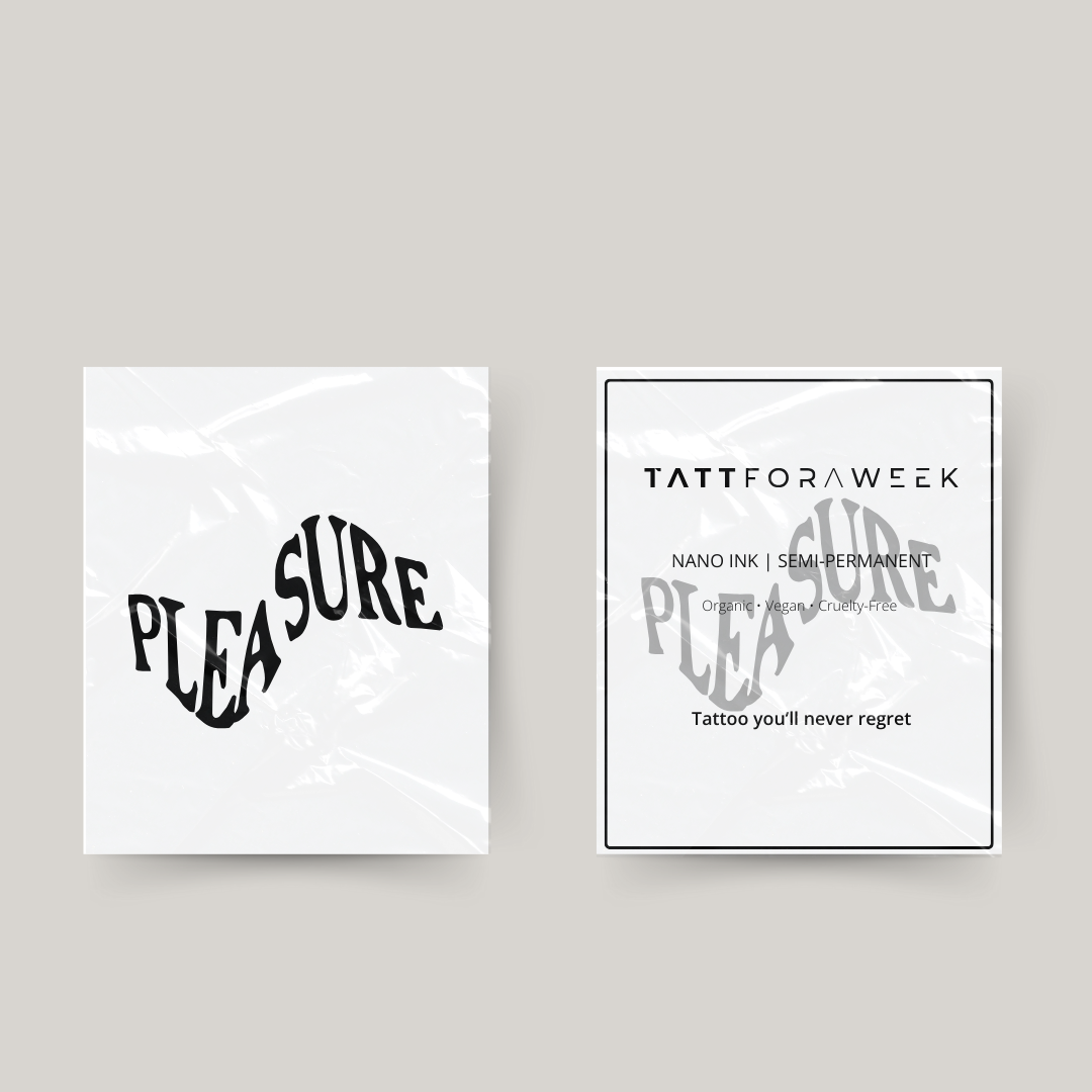 Temporary tattoo pleasure
