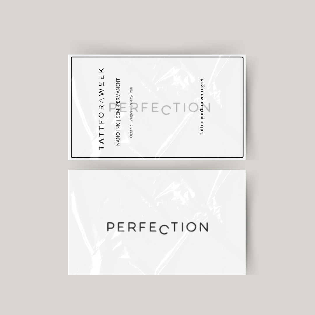 Temporary tattoo perfection