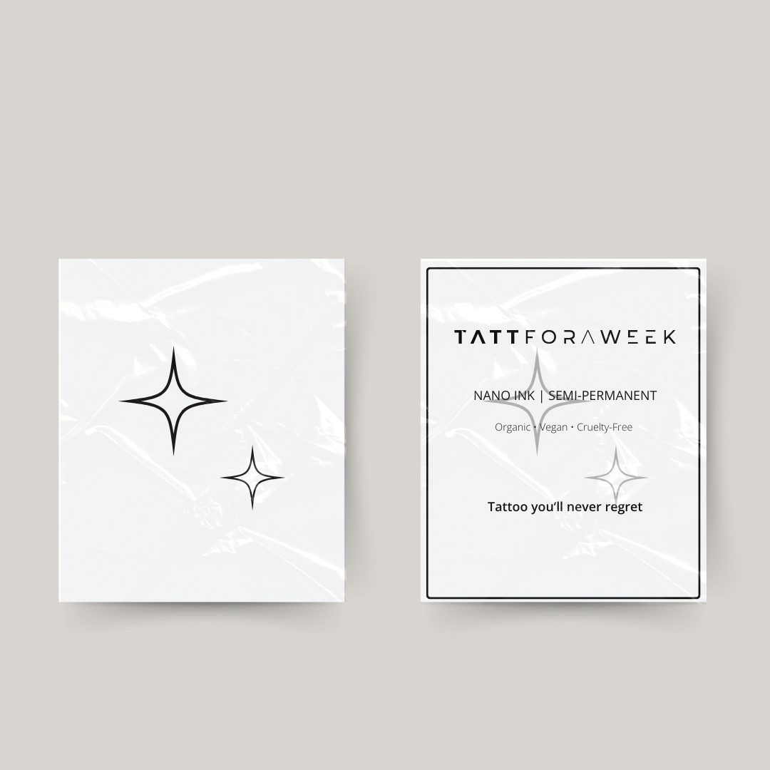 Temporary tattoo sparkle