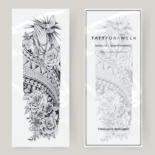 Nep tattoo sleeve faith