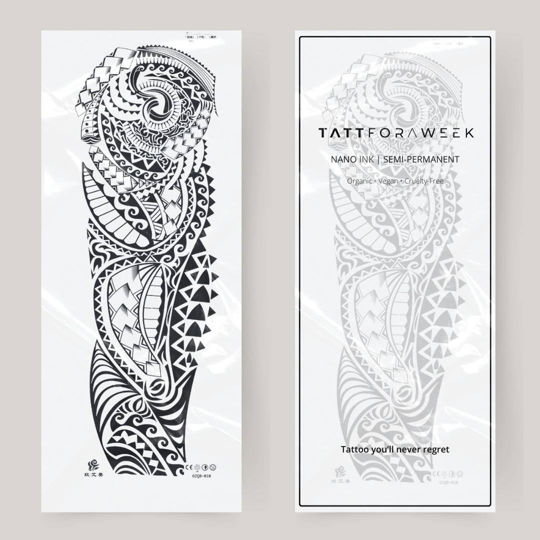 Nep tattoo sleeve mandela