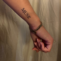 Temporary tattoo muse