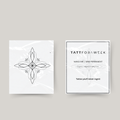 Temporary tattoo flower cross