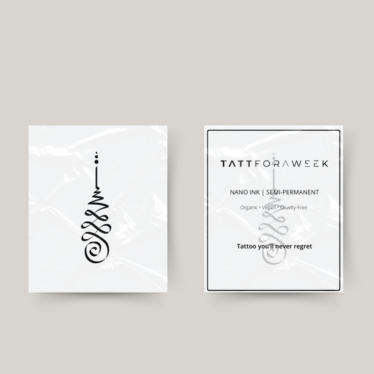 Temporary tattoo Buddhism symbol