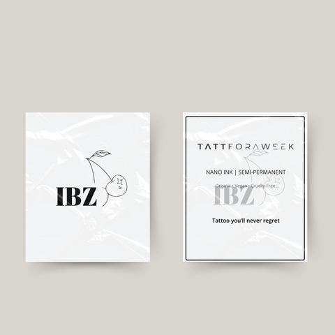 Temporary tattoo Ibiza