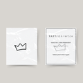 Temporary crown tattoo