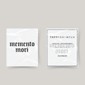 Temporary tattoo memento mori