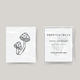 Temporary tattoo mushroom hearts