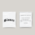 Temporary tattoo sinner