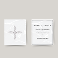 Temporary tattoo radiant cross