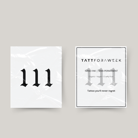 Temporary tattoo 111