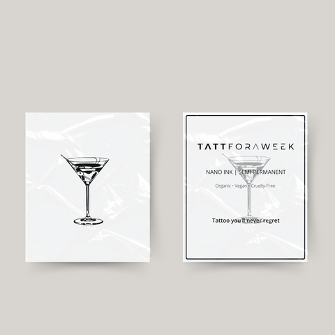 Temporary tattoo cocktail