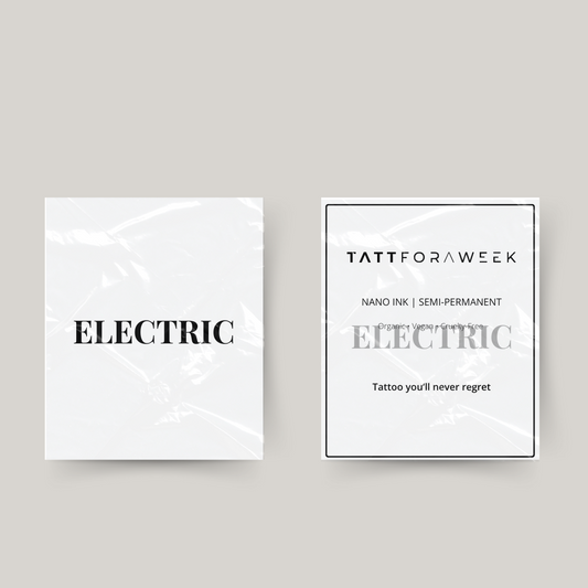 Temporary tattoo electric