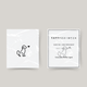 Temporary tattoo dog love