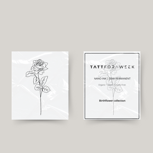 Temporary tattoo birthflower June
