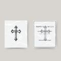 Temporary tattoo cross faith
