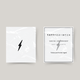 Temporary tattoo lightning