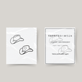 Temporary matching tattoo cowboy hats