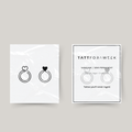 Temporary matching tattoo rings