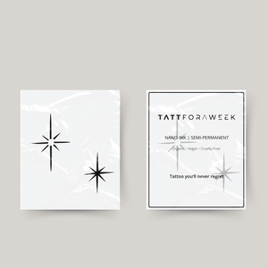 Temporary matching tattoo sparkles