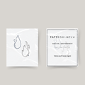 Temporary matching tattoo water & fire