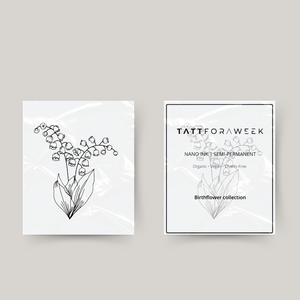 Temporary tattoo birthflower May