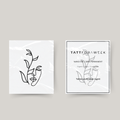 Temporary tattoo man and nature