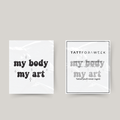 Temporary tattoo my body my art