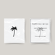Temporary palm tattoo