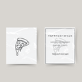 Temporary tattoo pizza