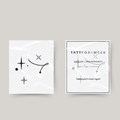 Temporary Sagittarius star tattoo