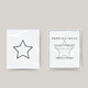 Temporary tattoo star