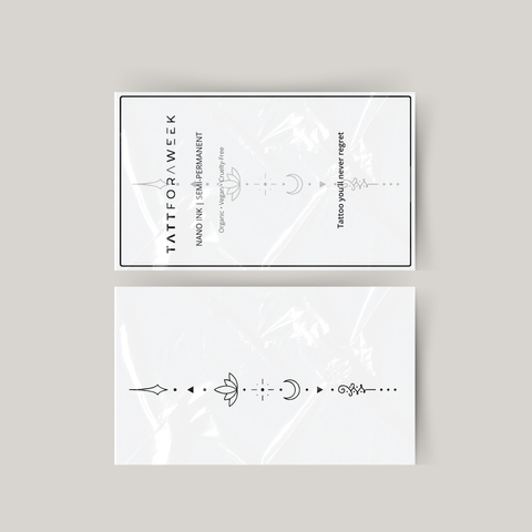 Temporary tattoo unalome II