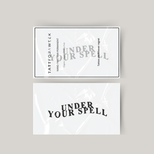 Temporary tattoo under your spell