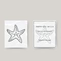 Temporary tattoo starfish