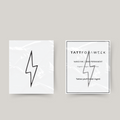 Temporary tattoo lightning bolt