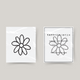 Temporary tattoo flower
