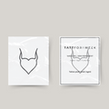 Temporary tattoo devil heart