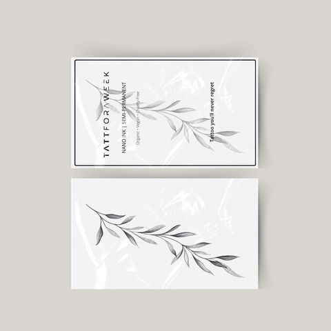 Temporary tattoo large plant