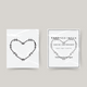 Temporary tattoo heart barbed wire