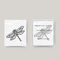 Temporary tattoo dragonfly