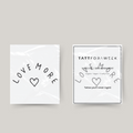 Temporary tattoo love more
