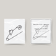 Temporary tattoo paper clip